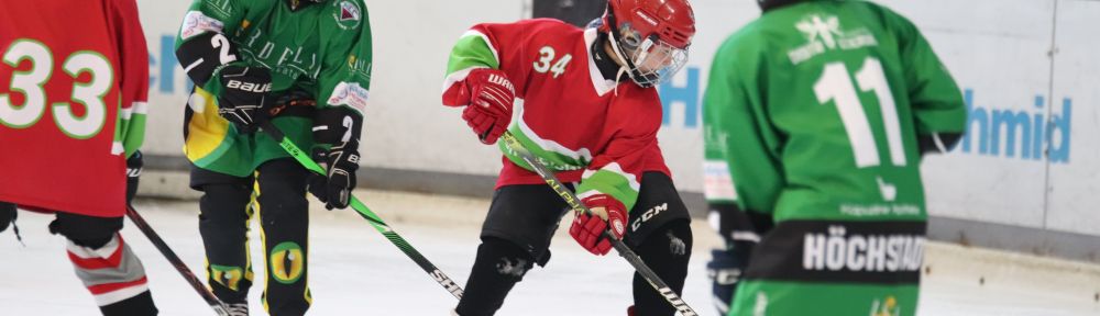 Eishockey-Girls beim U11-Turnier in Schweinfurt am 26. März 2022.