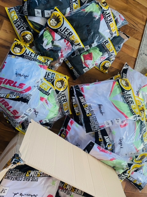 Die neuen Trikots für GirlsEishockey.de sind da.