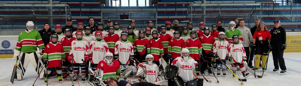 Volles Eis beim Camp von GirlsEishockey.de in Heilbronn