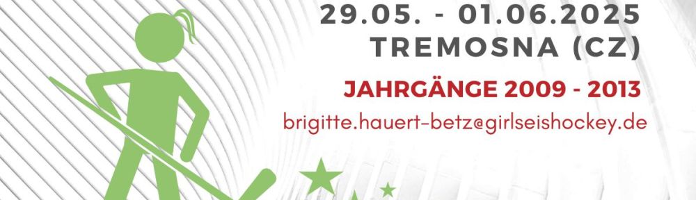 Vom 29. Mai bis 1. Juni 2025 bietet GirlsEishockey.de ein Mädchencamp in Tremosna in Tschechien an.