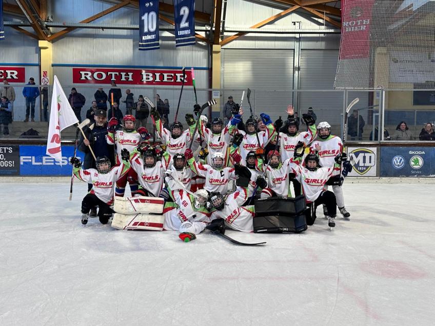 U11 GirlsEishockey am 22.3.2025 in Schweinfurt